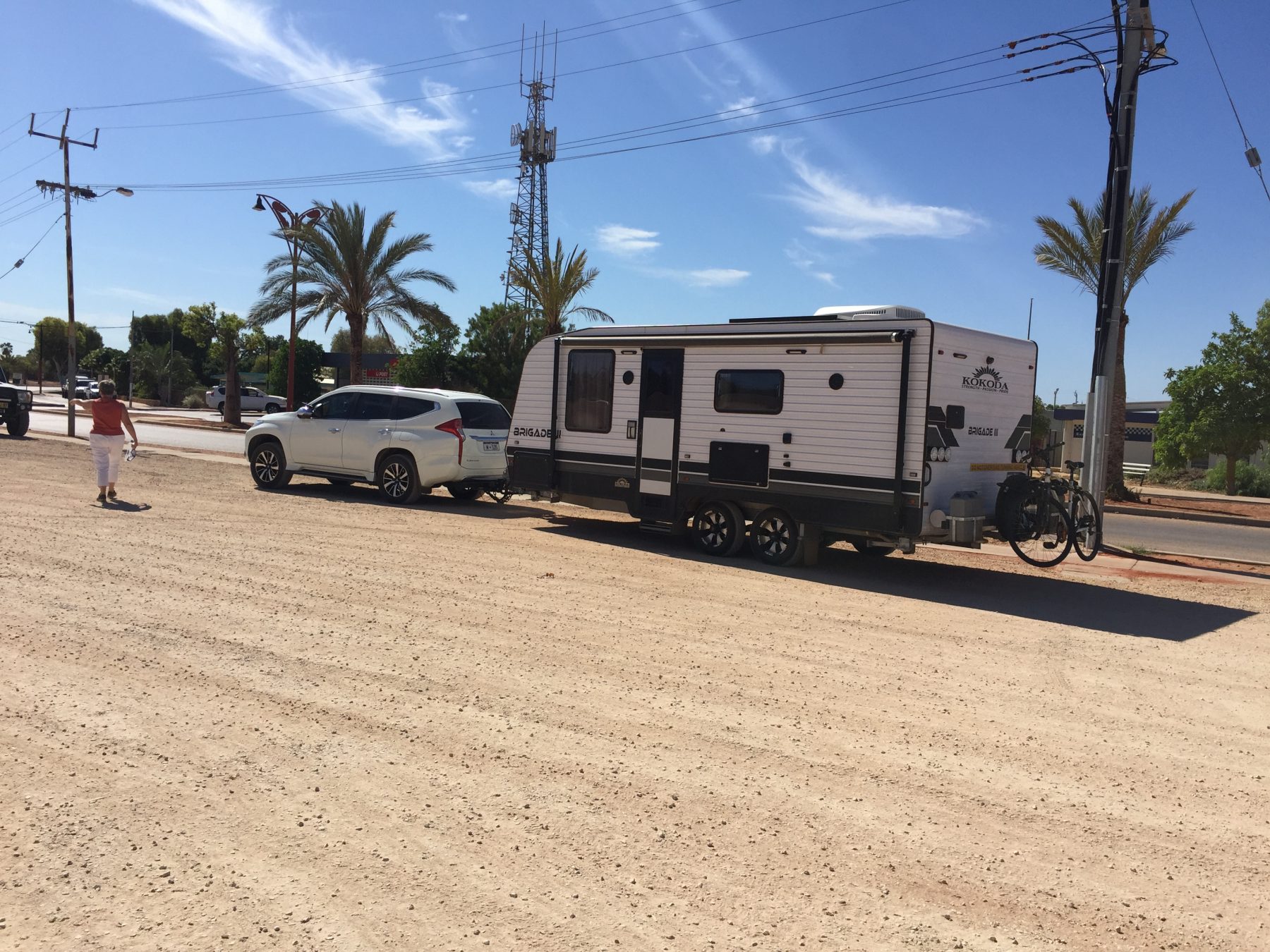 Caravan campers parked in a scenic location, offering freedom and comfort for outdoor adventures