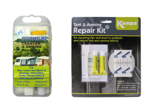 Caravan awning repair kit