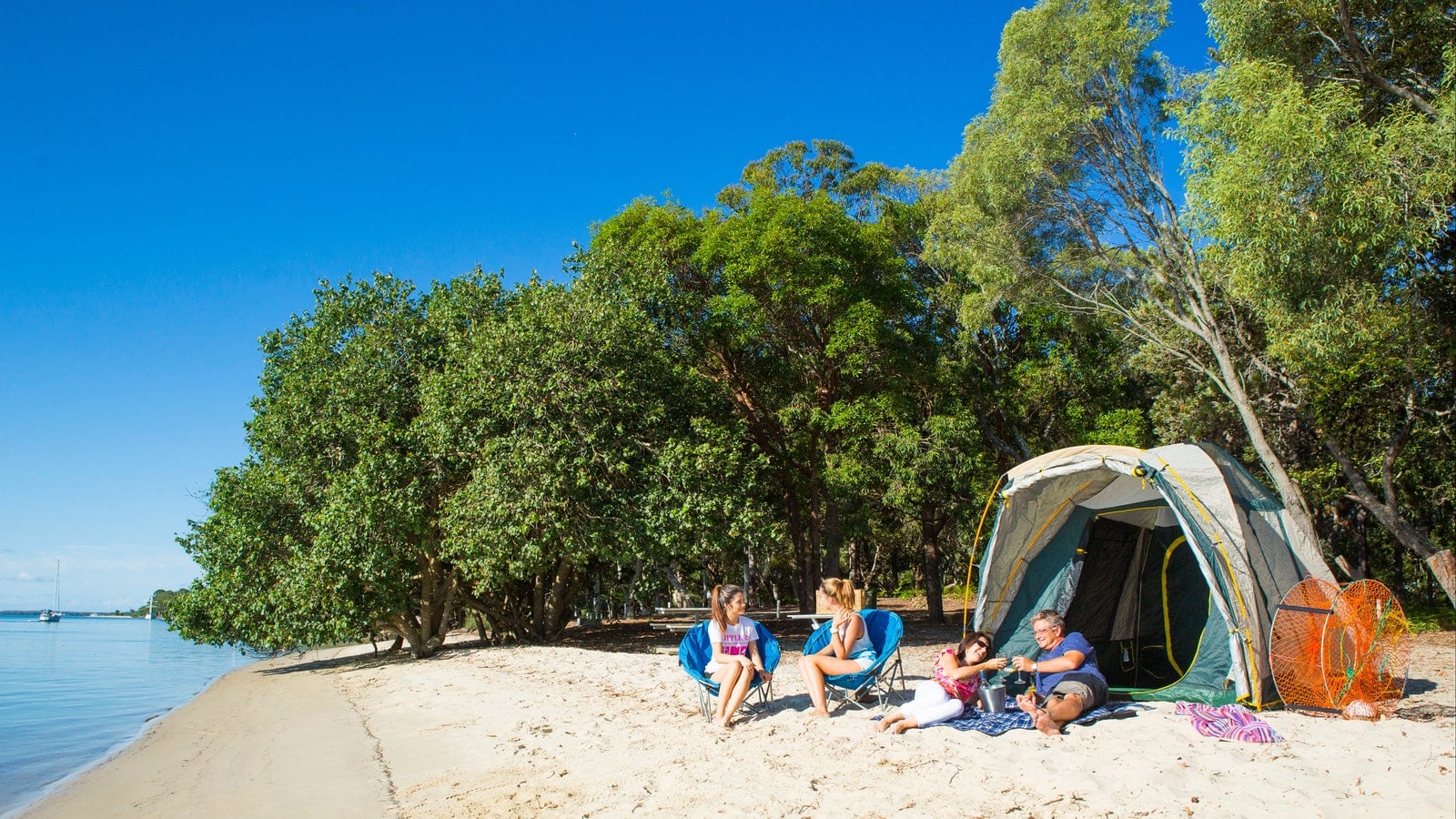 Coastal camping spots