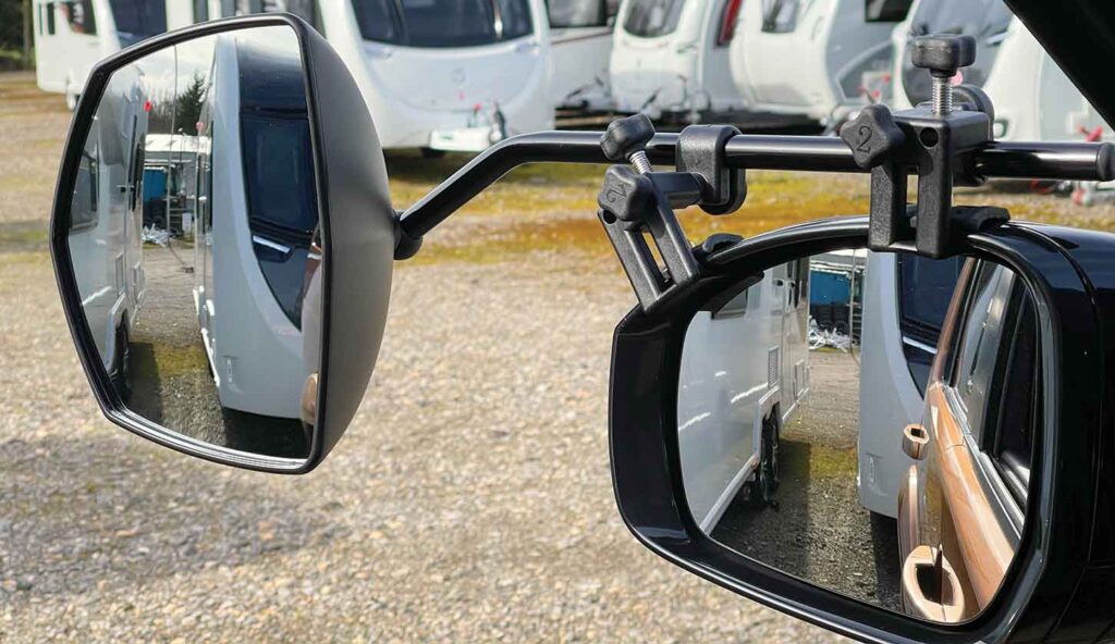 Stress-free travel starts with a secure hitch: Mirror check provides peace of mind