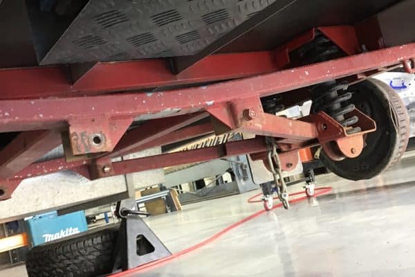 Caravan Suspension Damage Repairs