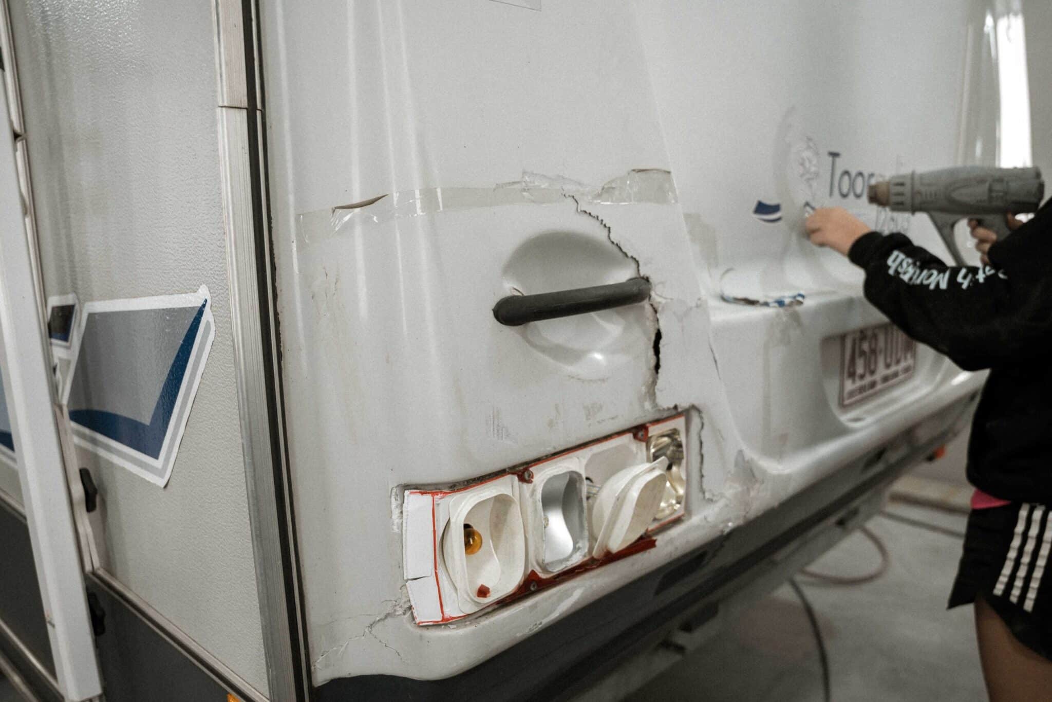 Motorhome Fibreglass Repairs Brisbane