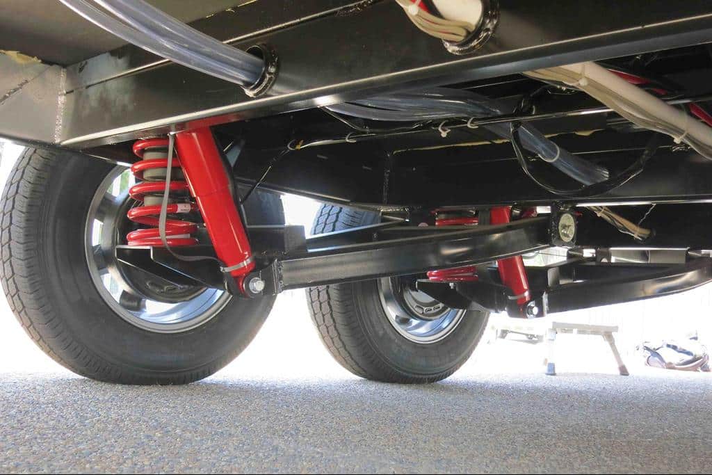 Caravan Trailing Arm Suspension