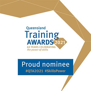 Recognized for achievement in Queensland's training sector
