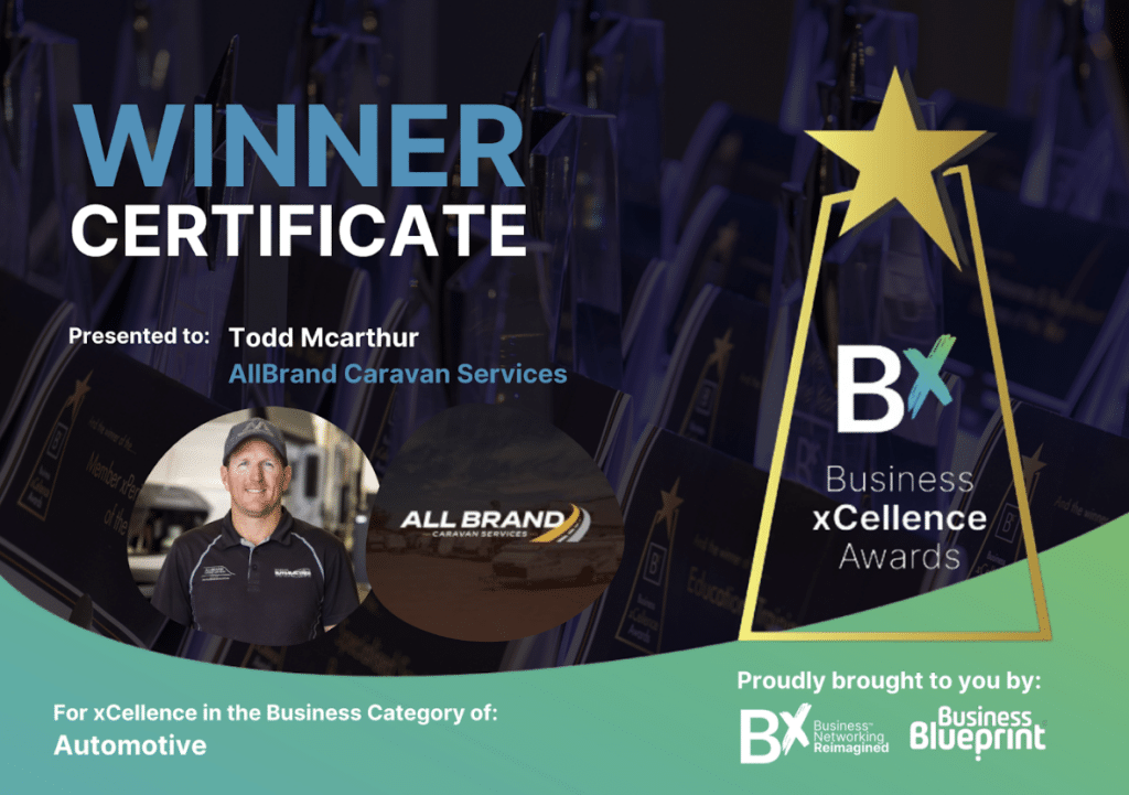AllBrand Caravan Services Wins 2023 Bx Business xCellence Award!