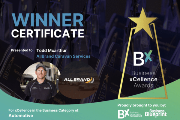 AllBrand Caravan Services Wins 2023 Bx Business xCellence Award!