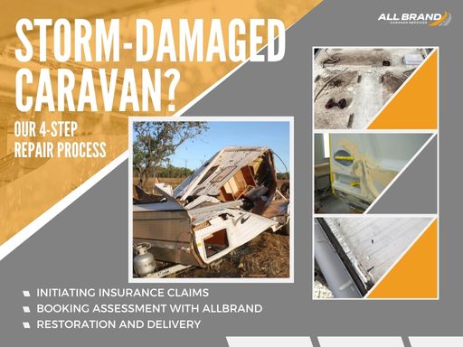 Step-by-step caravan restoration: AllBrand guides you through storm damage repairs