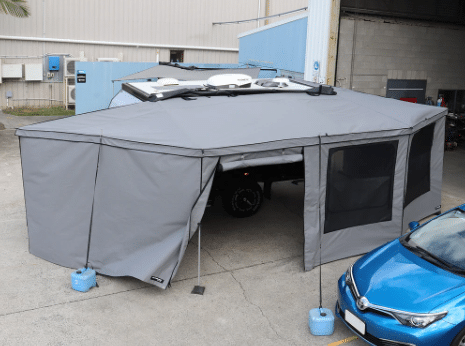 Sun's out, awning's down? We can get your 270-degree awning back up!
