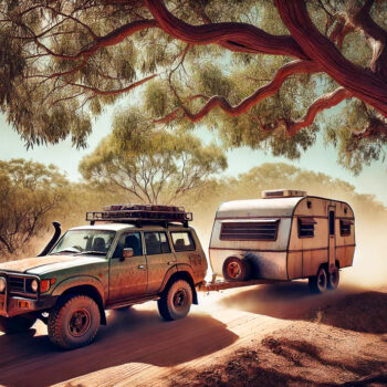 Dusty Caravan Image AI