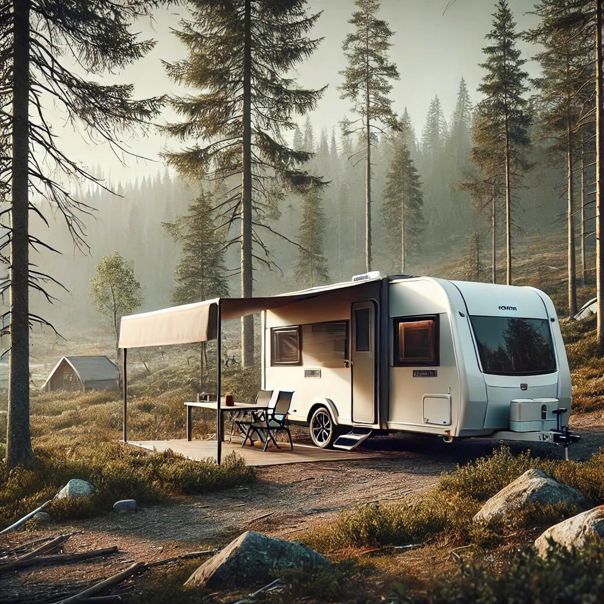 caravan nature campsite 2