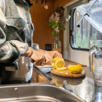 Small Caravan Kitchen