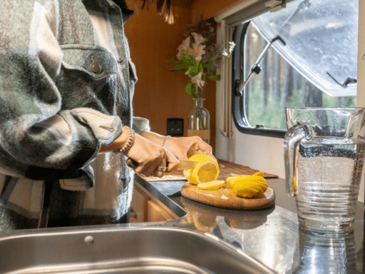 Small Caravan Kitchen