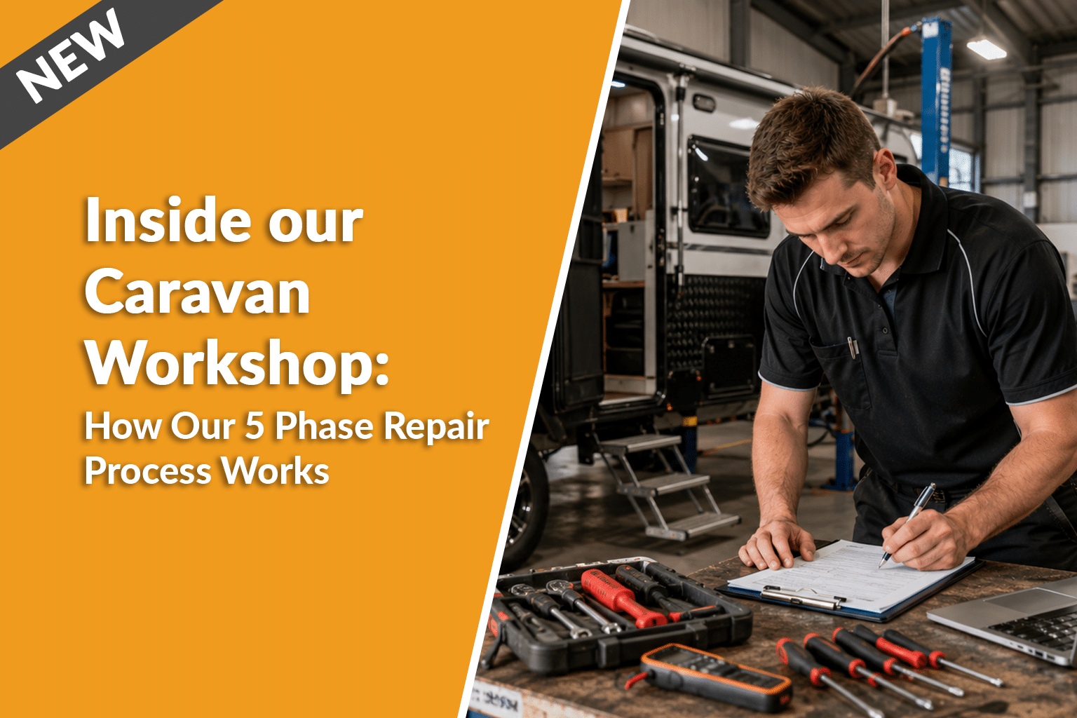 Inside our Caravan Workshop How Our 5 Phase Repair Process Works