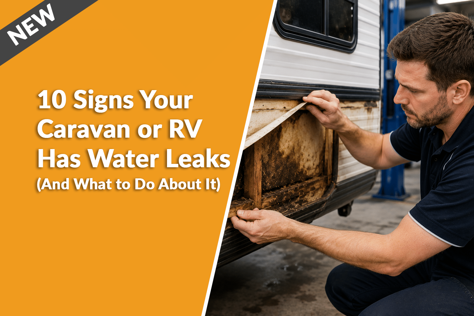 10 Signs Your Caravan or RV Has Water Leaks (And What to Do About It)