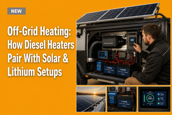 Off-Grid Heating: How Diesel Heaters Pair with Solar & Lithium Setups