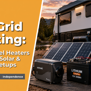 Off Grid Heating How Diesel Heaters Pair with Solar & Lithium Setups 1