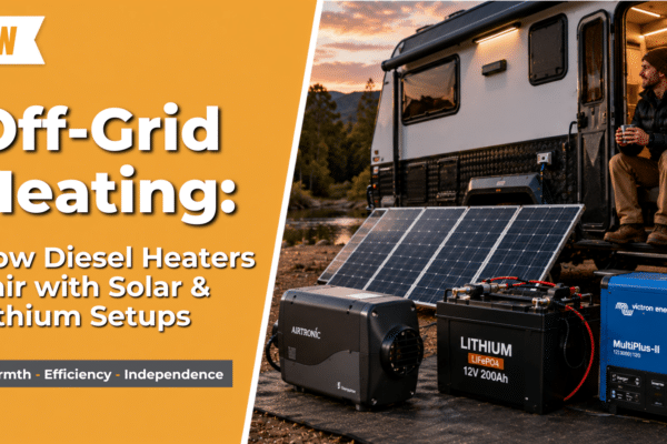 Off Grid Heating How Diesel Heaters Pair with Solar & Lithium Setups 1