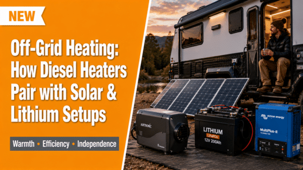Off Grid Heating How Diesel Heaters Pair with Solar & Lithium Setups