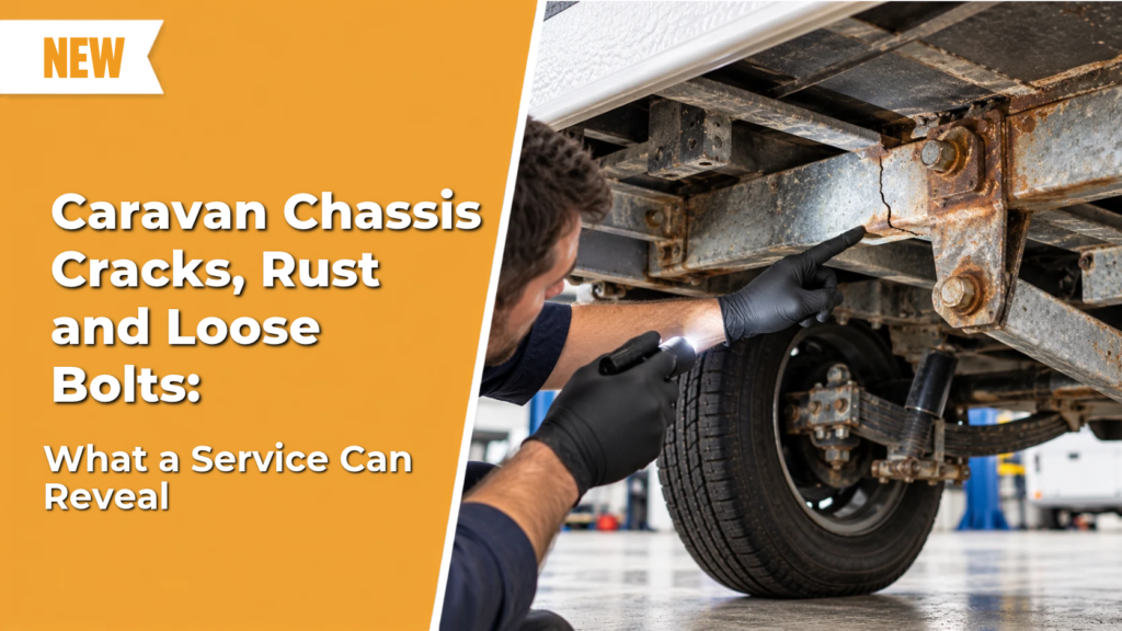 Caravan Chassis Cracks, Rust and Loose Bolts What a Service Can Reveal